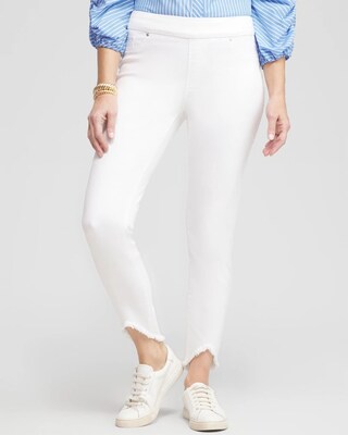 No Stain Fray Hem Ankle Jeggings | Chico's